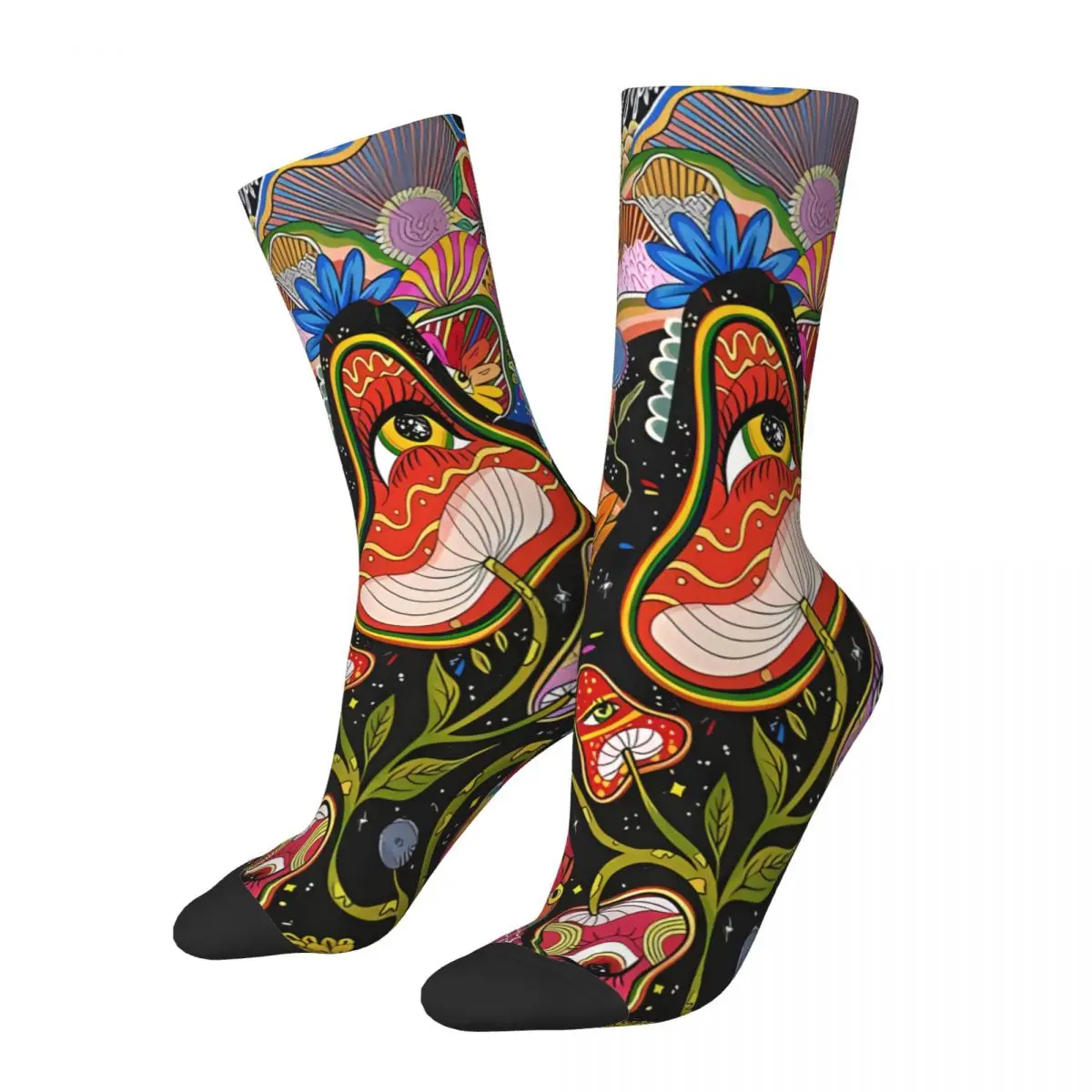 Miracle Mushroom Sock Printed Man Polyester