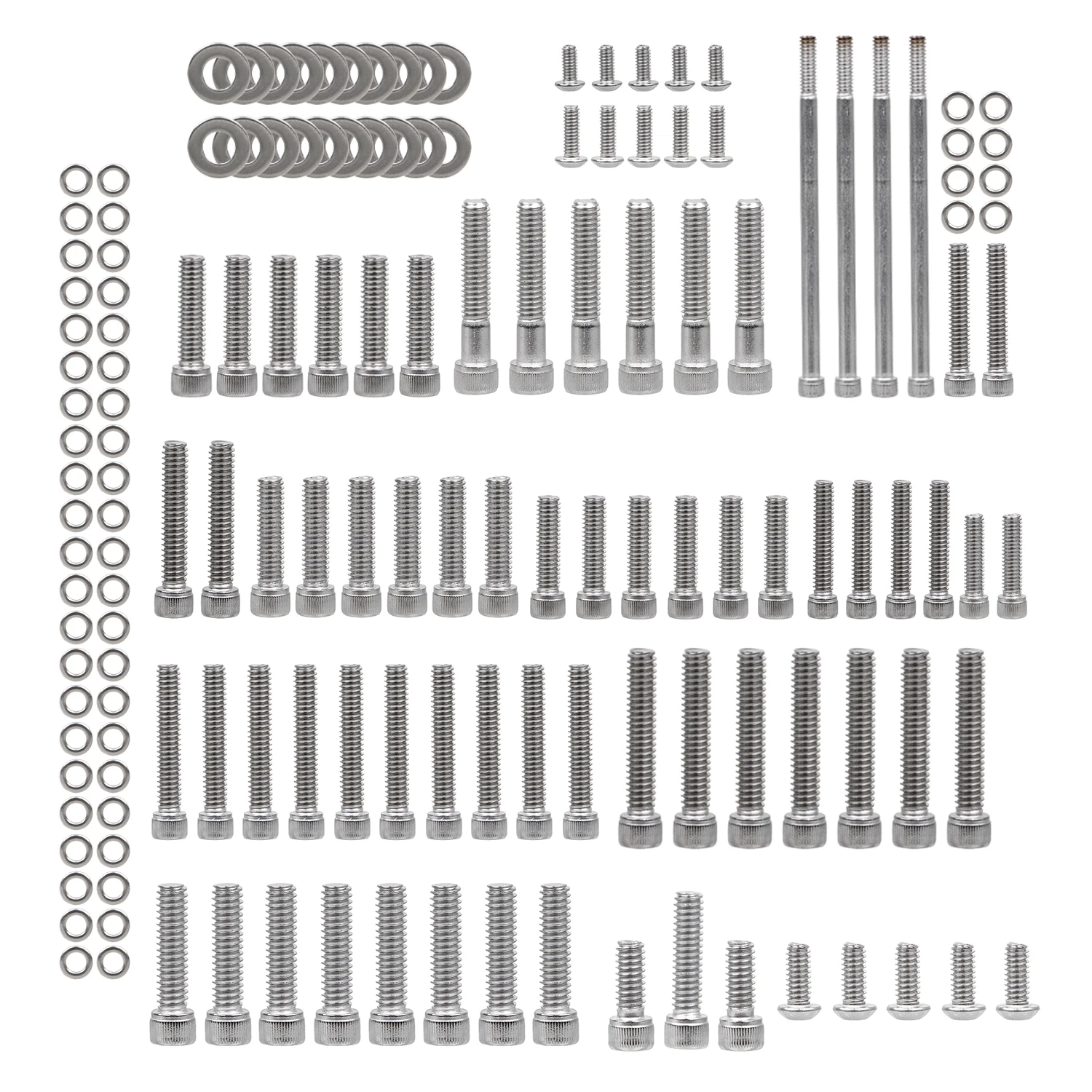 1 Set Motorcycle Engine Screw Bolt Set Kit Stainless Steel For Harley Touring Electra Street Road Glide King 07-16 FLTRX FLTRU