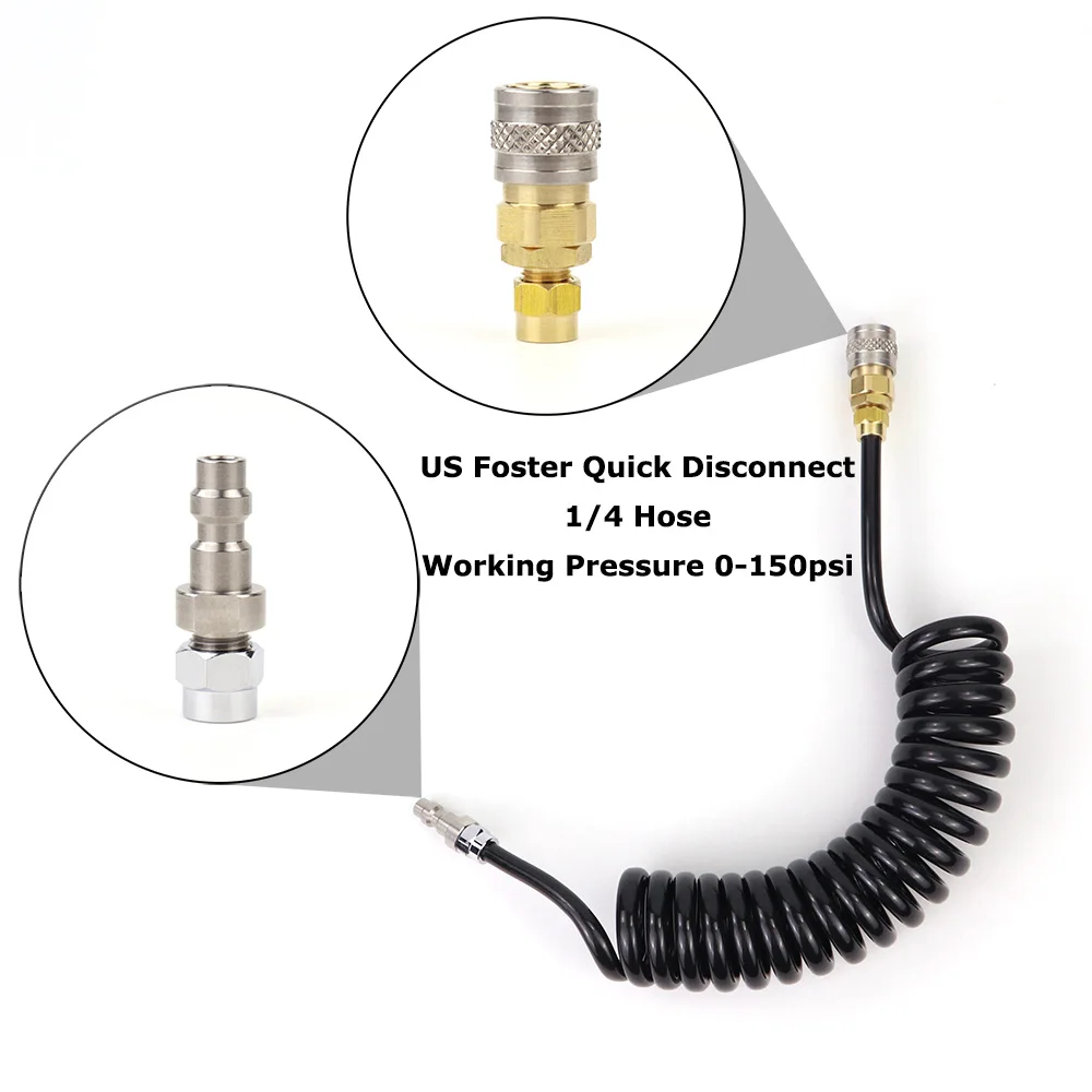 Manguera HPA SLP flexible remota látigo para Airsoft táctica baja presión - imagen 3