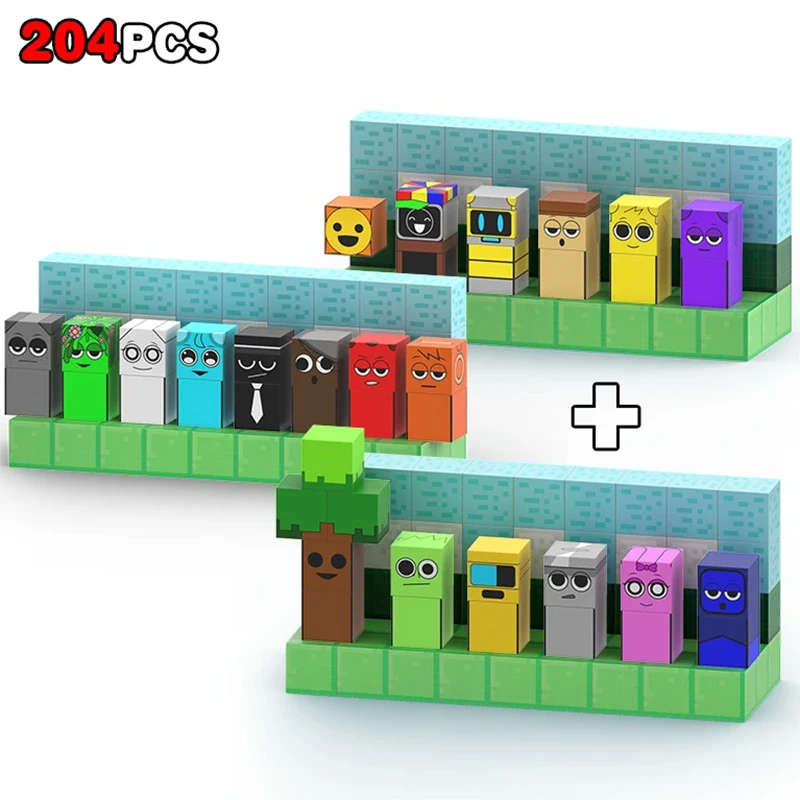 Bloc de construction magnétique Cube Mine World Set pour garçon fille enfant âgé de 3 ans + bricolage modèle enfants tige jouet sensoriel cadeau de noël