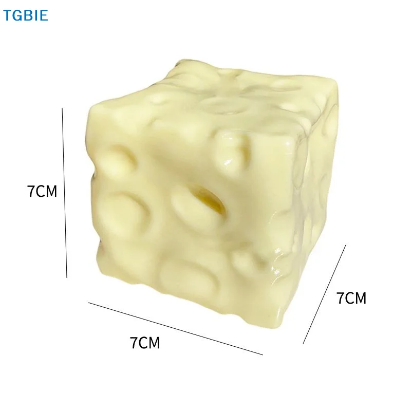 [TL]Cheese Pinch Squeeze Coconut Oil Handmade Ball Plastic Non Rebound Pinch Pinch Stress-relief Party Party Gifts Souvenir