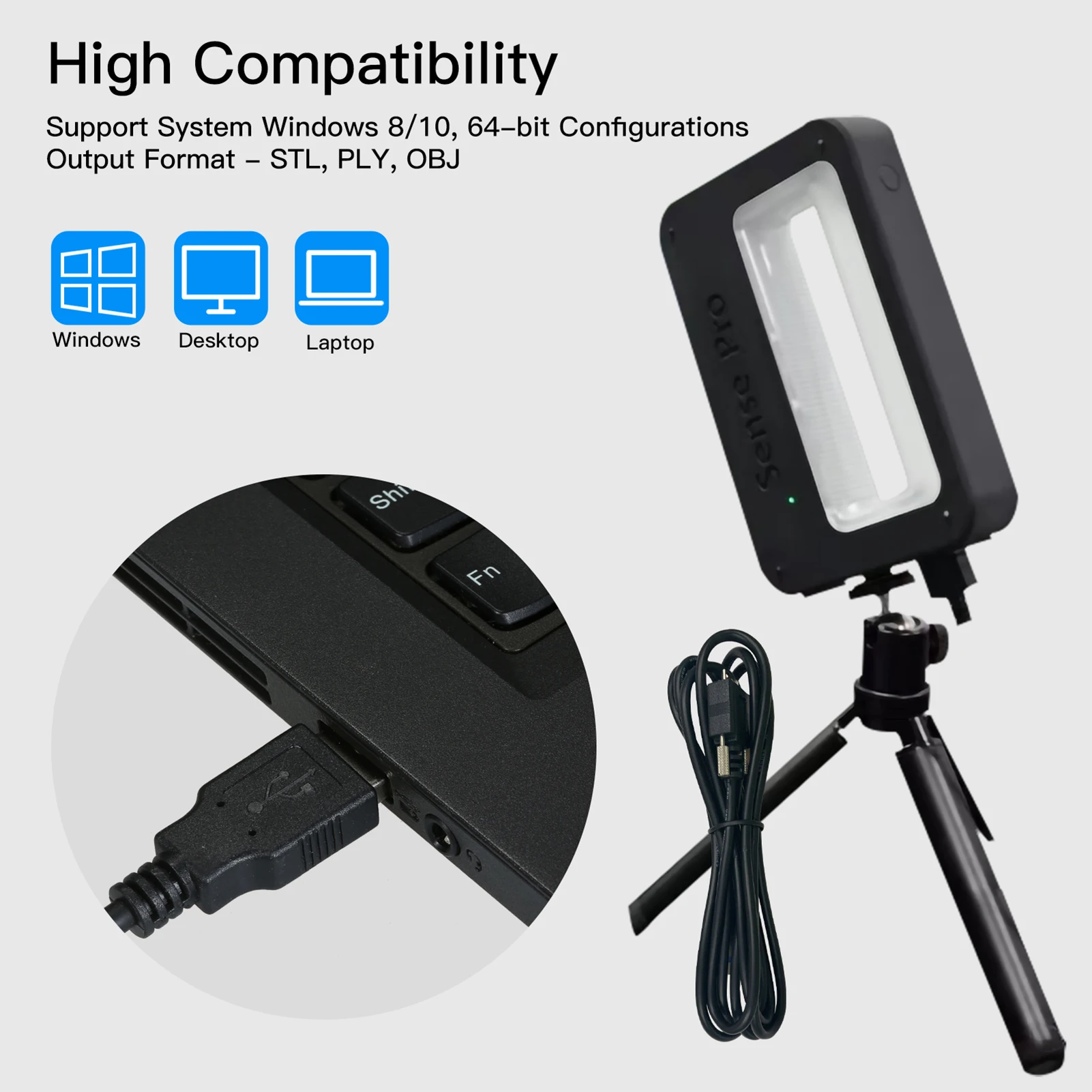 El Tipi Mobil 3D Tarayıcı Taşı - Handheld 3D Scanner High Precision incelemesi ve fiyatı