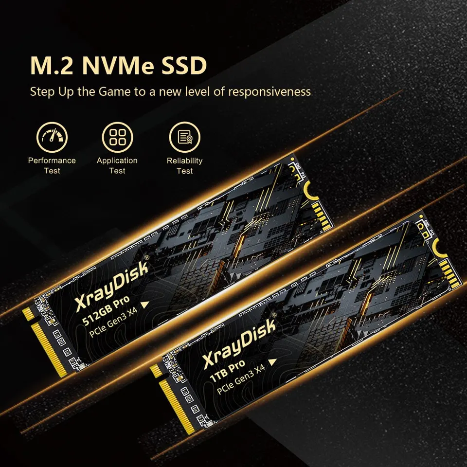 内蔵型SSD XrayDisk 1TB Pro PCIe Gen3 X4 NVMe SSD XrayDisk M.2 SSD PCIe NVME 128GB 256GB 512GB 1TB Gen3*4 Solid