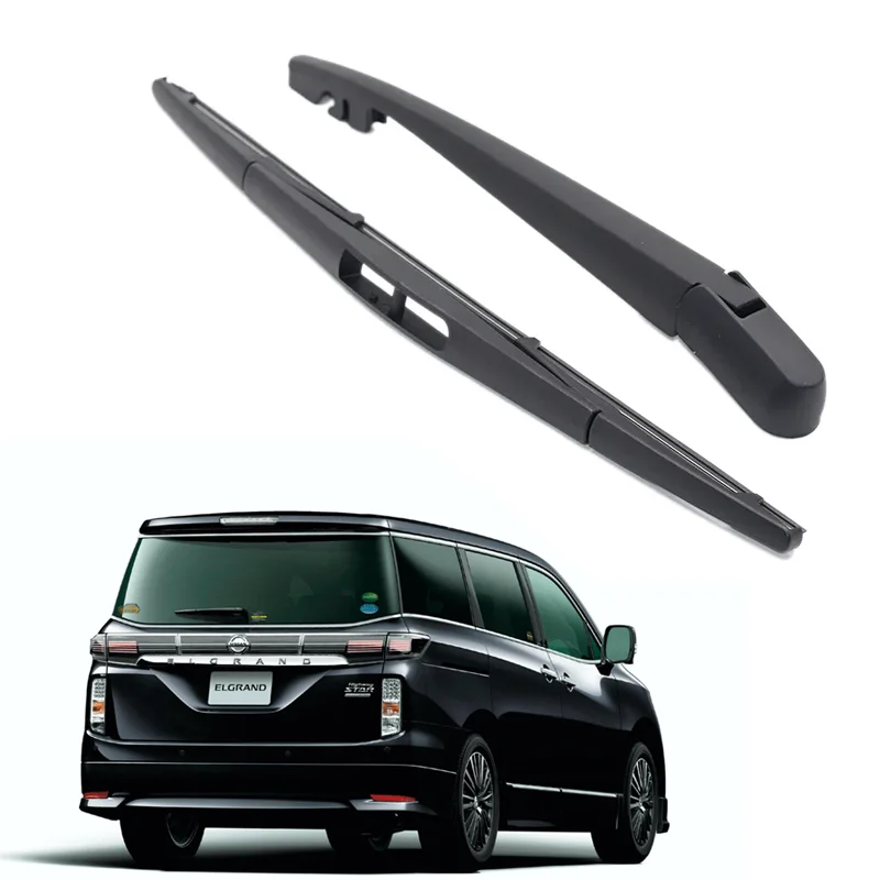 Car Wiper Blade For Nissan Elgrand 2011 Onwards Rear Back Windshield Windscreen Rear Hatchback Windscreen Wiper Arm blade 305mm