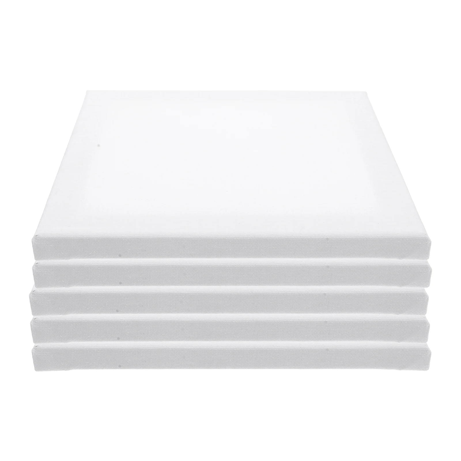 

5 Pcs Painted Board Canvas Blank for Painting Practice Cotton Oil Stretch Wood Panel