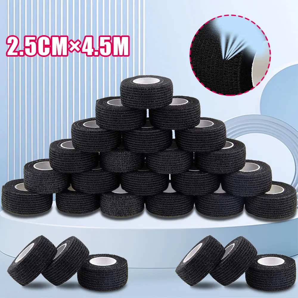 

96/48/24/12/4 шт., лента для захвата татуировки, оберточная крышка, самоклеящаяся эластичная лента для захвата, водонепроницаемая повязка для поставки ручек для татуировки