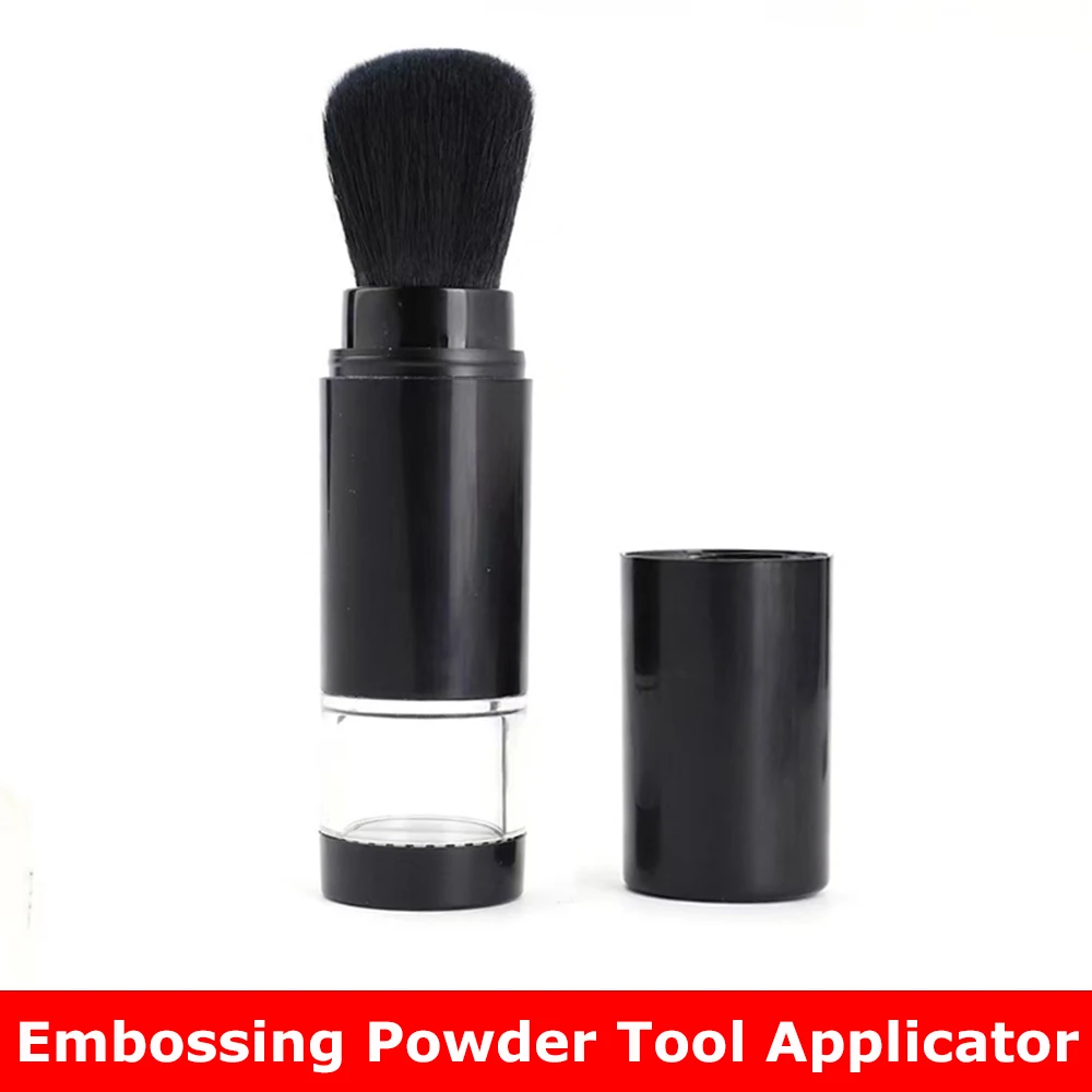 

Useful Embossing Powder Tool Applicator Anti-Static Brush for Applying Embossing Powder To Cards Without Powder Container 2023