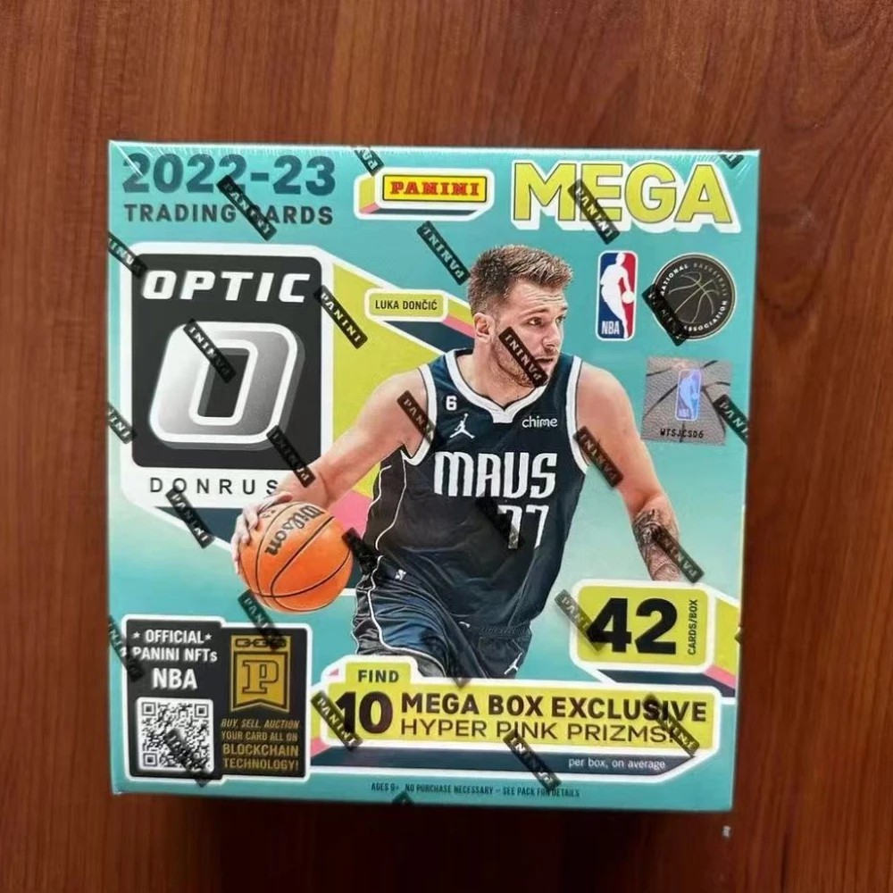Panini22‑23Court Sports Donruss Optic Trading Card Mega Box,Factory Sealed Exclusive Hyper Green Prizm Parallel Rookie Hobby Fan