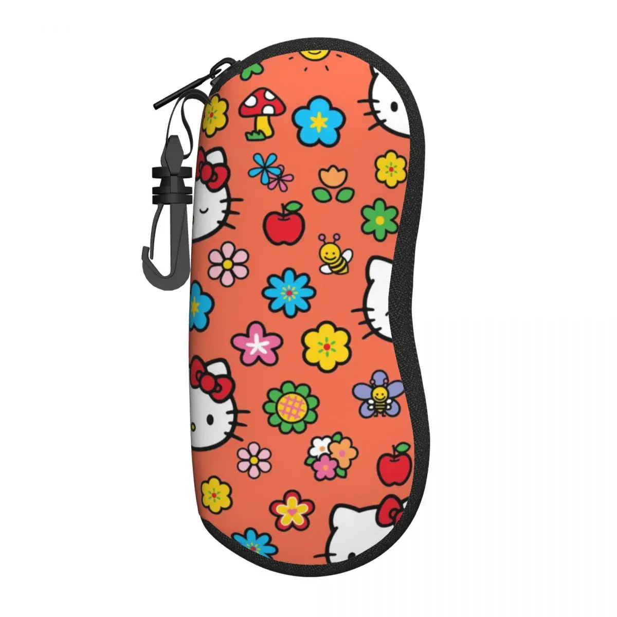 

Hello Kitty Portable Soft Shell Glasses Case - Lightweight, Travel-Friendly Eyewear Pouch with Easy-Access Design