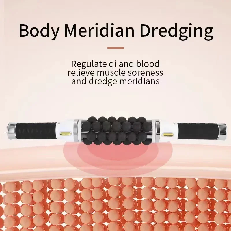 Micro Vibração Rolling Massager, Instrumento De Relaxamento Muscular, Ombro e Costas