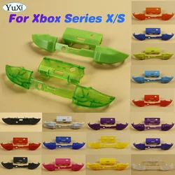 1pcs para xbox series x s rb lb botão gatilho teclas meio bar titular gamepad controlador colorido lr bumper teclado substituição