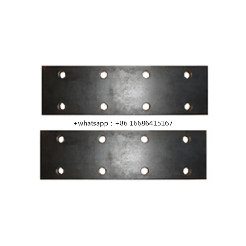 

Customized Elevator Parts Fishplate For Machined Guide Rail