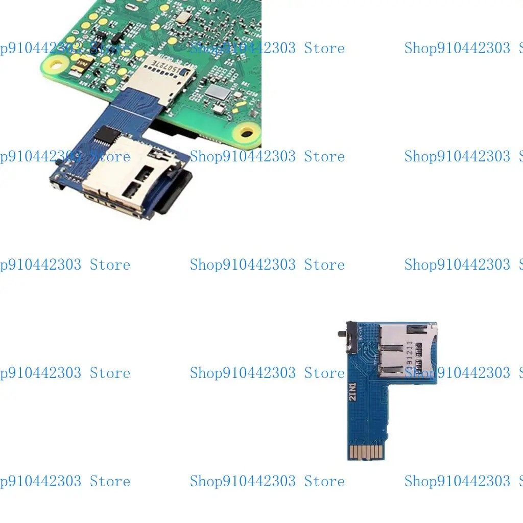 

L4MD 2 in 1 TF Card Memory Storage Board Dual System for Pi 2B 3B Switcher Shield Module