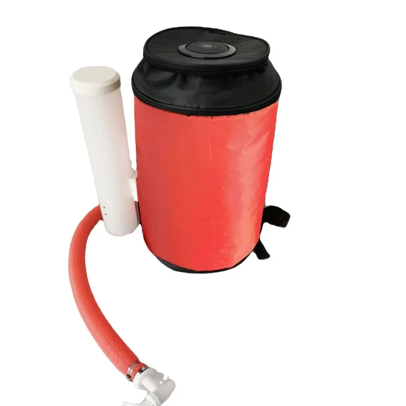 Dispensadores de agua portátiles, mochila de 6L para cerveza y café, con altavoces, móvil y portátil