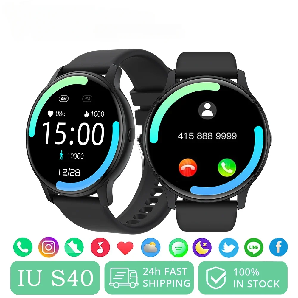 

Smartwatch Men Women Bluetooth Call Smart Watch Waterproof Swim Health Monitoring Music Weather Watches Smarthwhatch