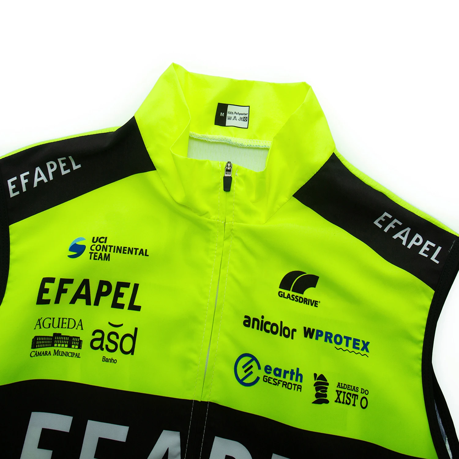 Fluoreszierend Grünes EFAPEL Radtrikot 2026 UAE Bike Windweste für Herren und Damen Ropa Ciclismo Ärmelloses Fahrradtrikot – Detail 2
