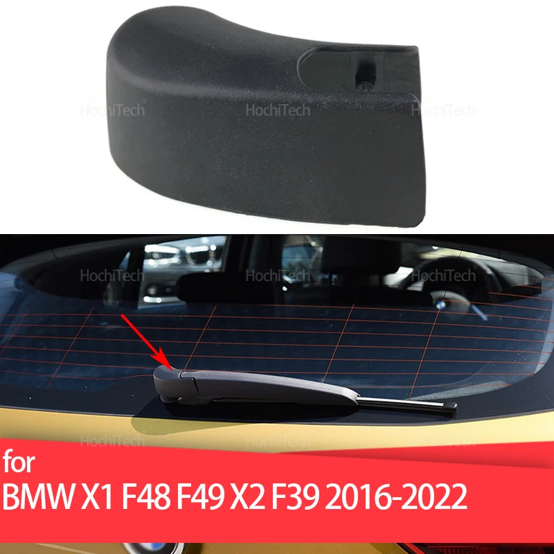 

Rear Windshield Windscreen Wiper Arm Cover Cap Mounting Nut for BMW X1 F48 F49 X2 F39 2016-2022 61627366061 Accessories