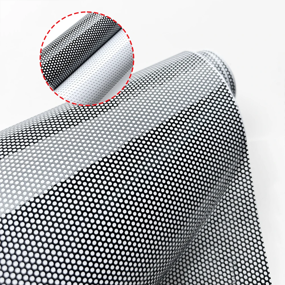 Car Window Shade Stickers Honeycomb Film Car Sticker Anti-UV Privacy Sunshade Auto Side Blocks Covers Headlam Taillight Film