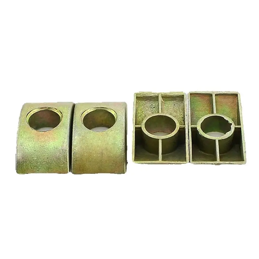 100pcs M8 Semi-Circular L Nuts Zinc Plated Carbon Steel Half Moon Bolts for Furniture Connection Home Improvement