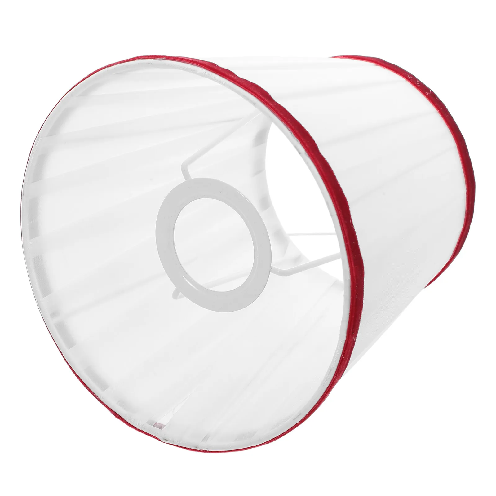 

Rustic Pleated Fabric Lampshade 17x16x12cm Soft Light Filter for Bedroom Living Room Hotel Decor Cloth Light Shade Cover