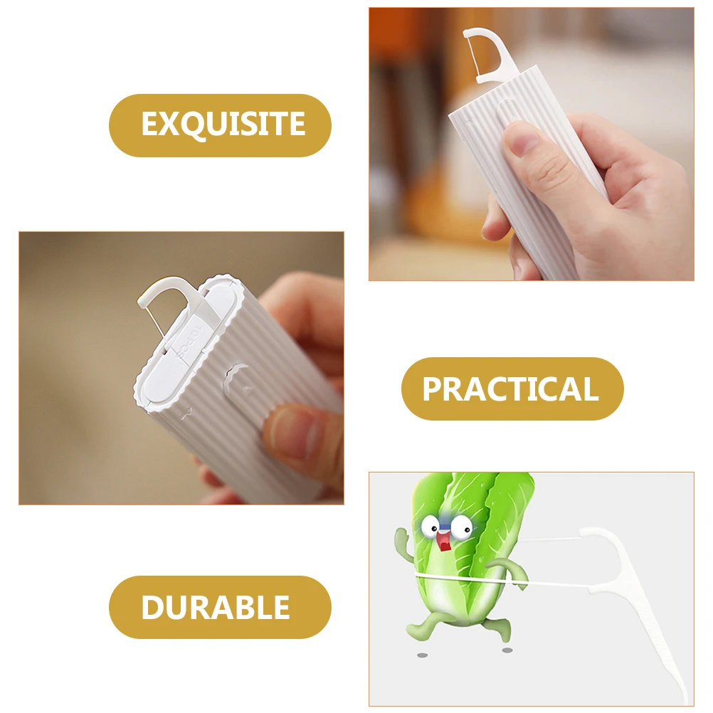 1 Set Compacte Tandzijde Picks Draagbaar Voor Tanden Reinigen Tussen Kronen Bretels Interdentale Ruimtes Wegwerp Floss Sticks