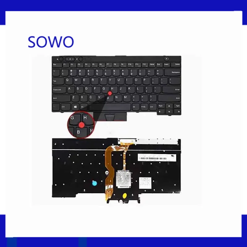 NEW Keyboard with backlit for LENOVO T430 L430 W530 T430I T430S X230 T530I