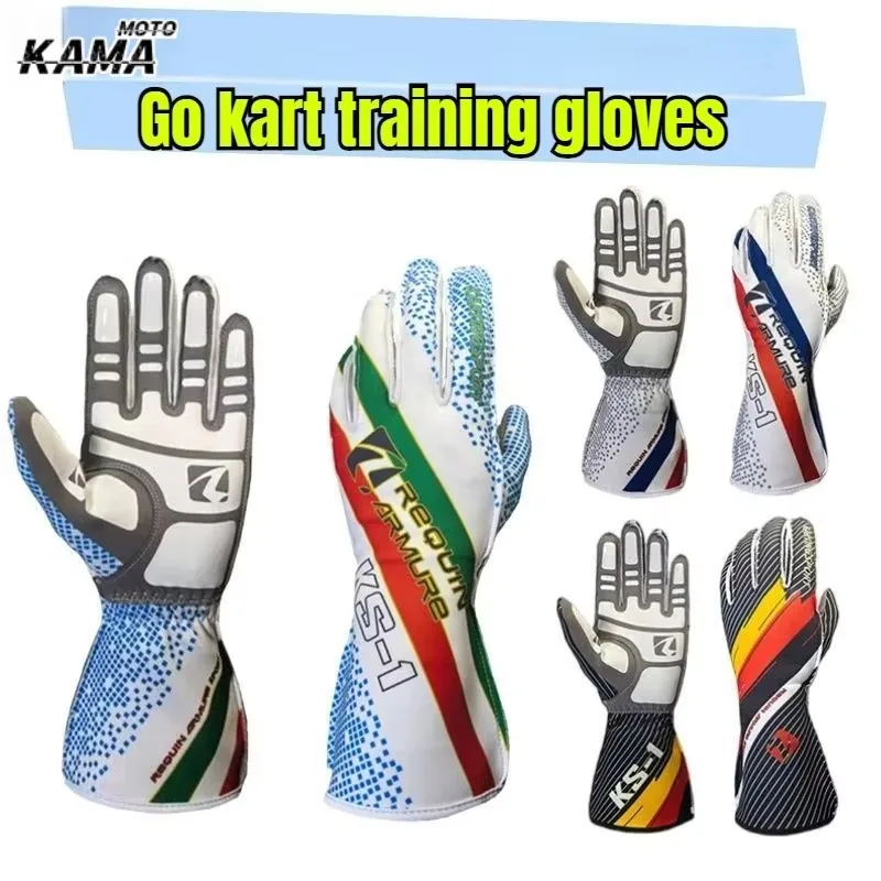 Racing Gloves Silicone Anti-Slip Wear-Resistant for Car Drifting Training Esports Simulator Driving Unisex Adult Bike Riding