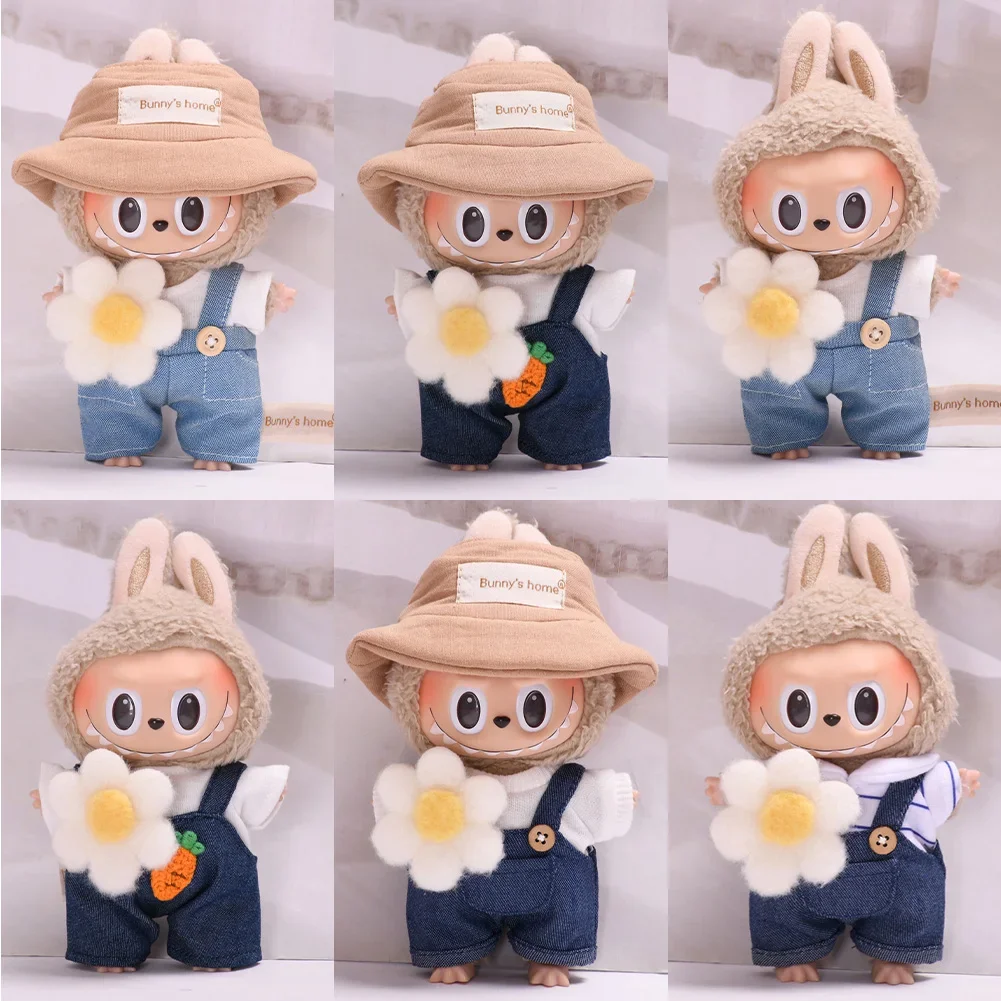 

Labubu Doll Clothing Fashion Hoodie Doll Accessories Cute Decorative Small Clothes ropa labubu