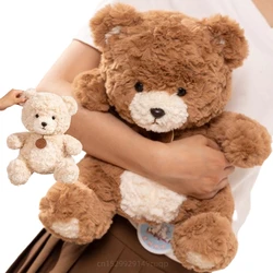 35cm Kawaii High Quality Bear Plush Doll Nameplate Cute Fat Bear Plush Toy Home Decoration For Boys And Girls Christmas Gift