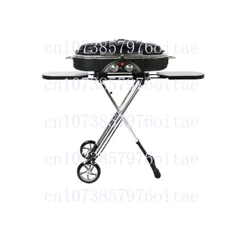 Coleman RoadTrip 285 휴대용 스탠딩 프로판 그릴, Instastart 푸시 단추 점화 및 3 조절 가능한 버너, 그릴