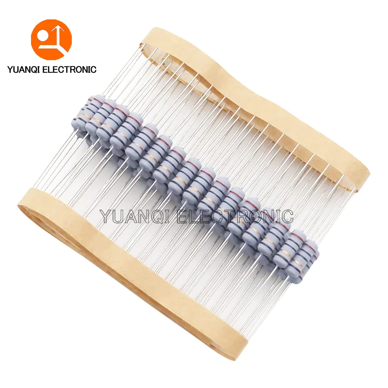 20 Chiếc 1W 5% Dây Vết Thương Điện Trở Cầu Chì Cuộn Dây Chống 0.1R 0.33R 1R 2.2R 3R 4.7R 5.1R 6.8R 10R 22R 68R 100R 200R 510R 0.1 Ohm