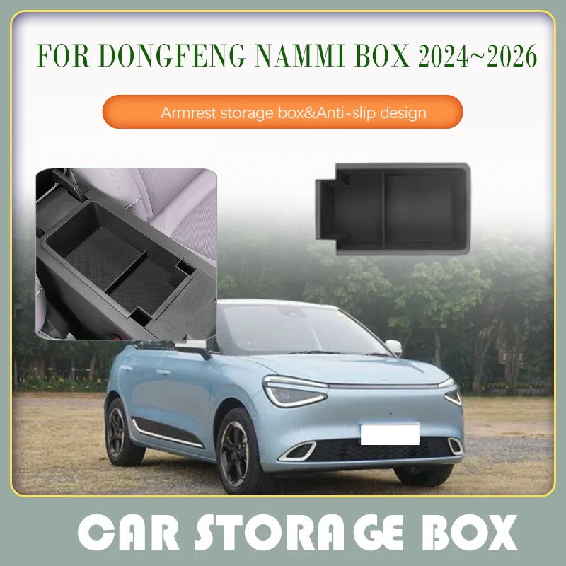 

Car Storage Boxes For Dongfeng Nammi 01 2024 2025 2026 Anti-dirty Cover Armrest Storage Box Water Cup Organizer Auto Accessories