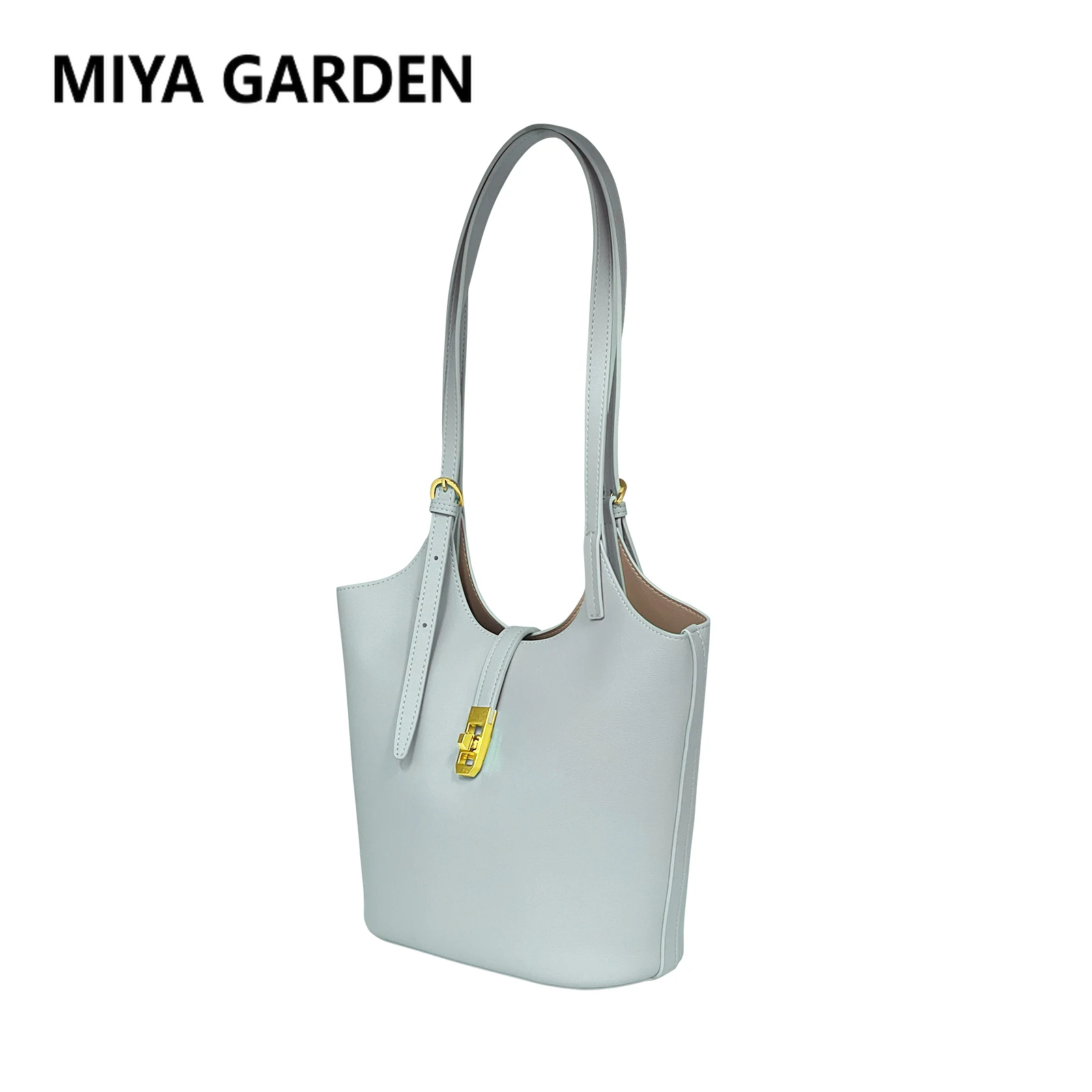 MIYA GARDEN New Tote Bag Commuting Handbags Versatile Bags For Women Simple Designer Luxury Bag Women's Handbag Genuine Leather