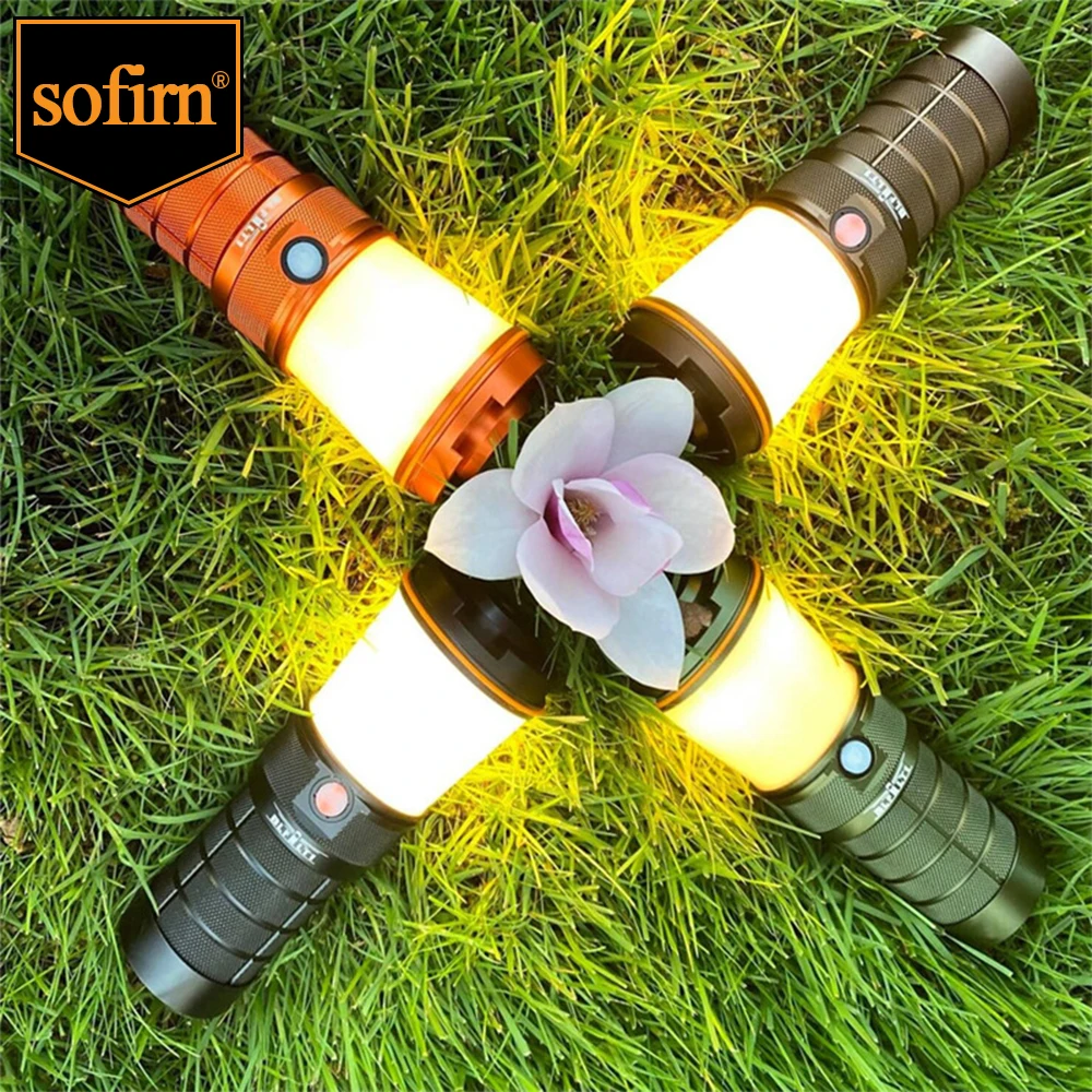 Sofirn Anduril 2.0 LT1 USB C Rechargeable Lantern Camping Light 8* LH351D Flashlight Outdoor Torch