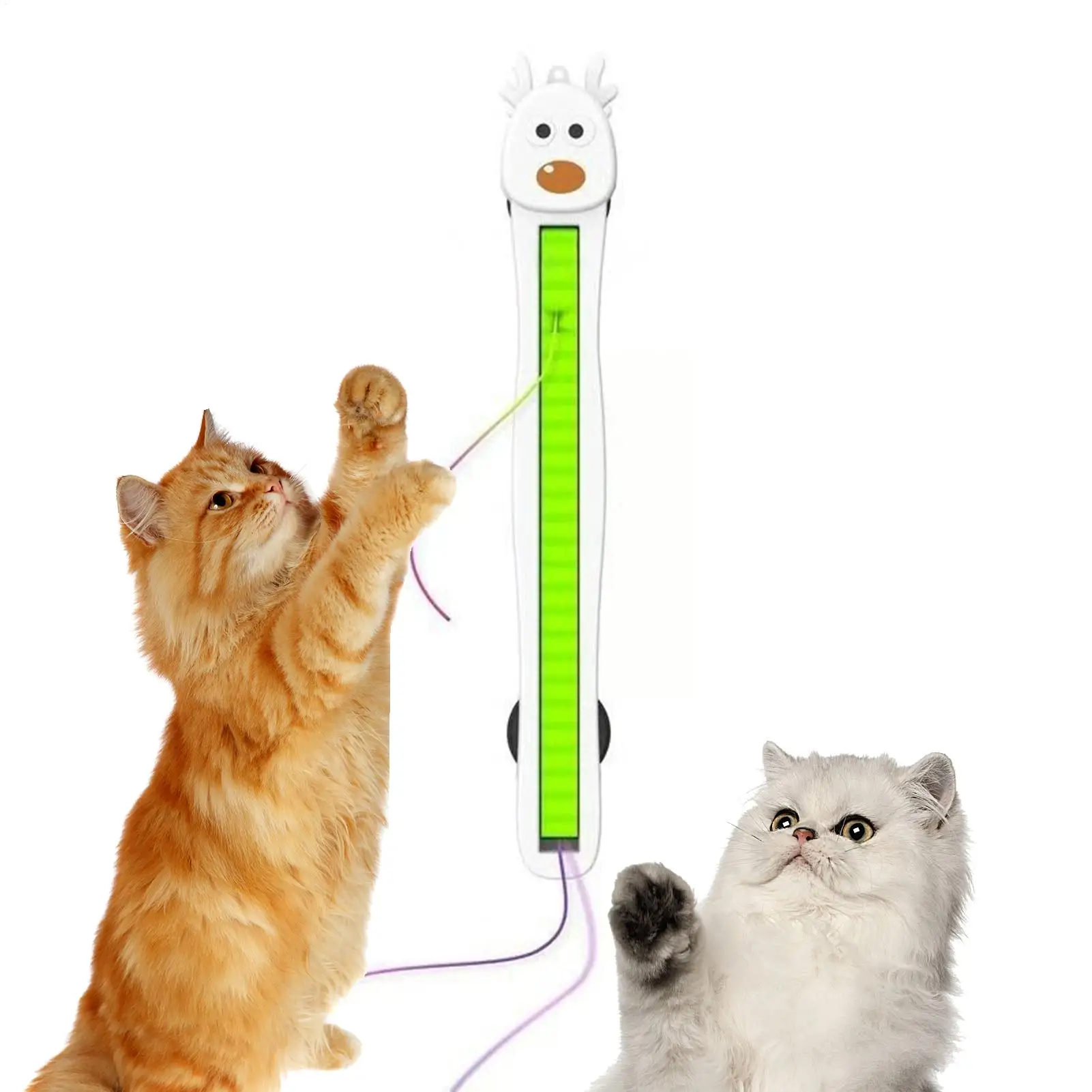 

Автоматическая интерактивная игрушка для кошек на дверь: летающая веревка, развивающая игрушка с автоматическим движением, регулируемая, перезаряжаемая, для игр с питомцами
