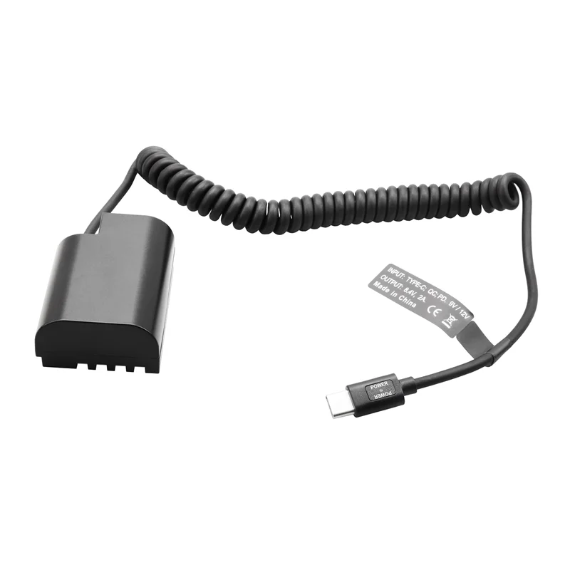 

A17Z DMW-BLF19 Dummy Battery DCC12 PD USB-C Coupler for Panasonic GH3 GH4 GH5 GH5S