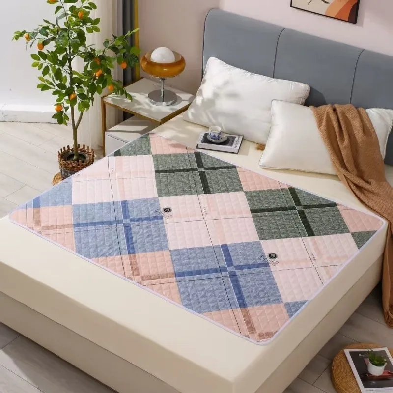Waterproof Washable Mattress Urine Mat for Baby Toddlers Cute Cartoon Bed Protector Diaper Bedding Urine Pads Cloth Breathable