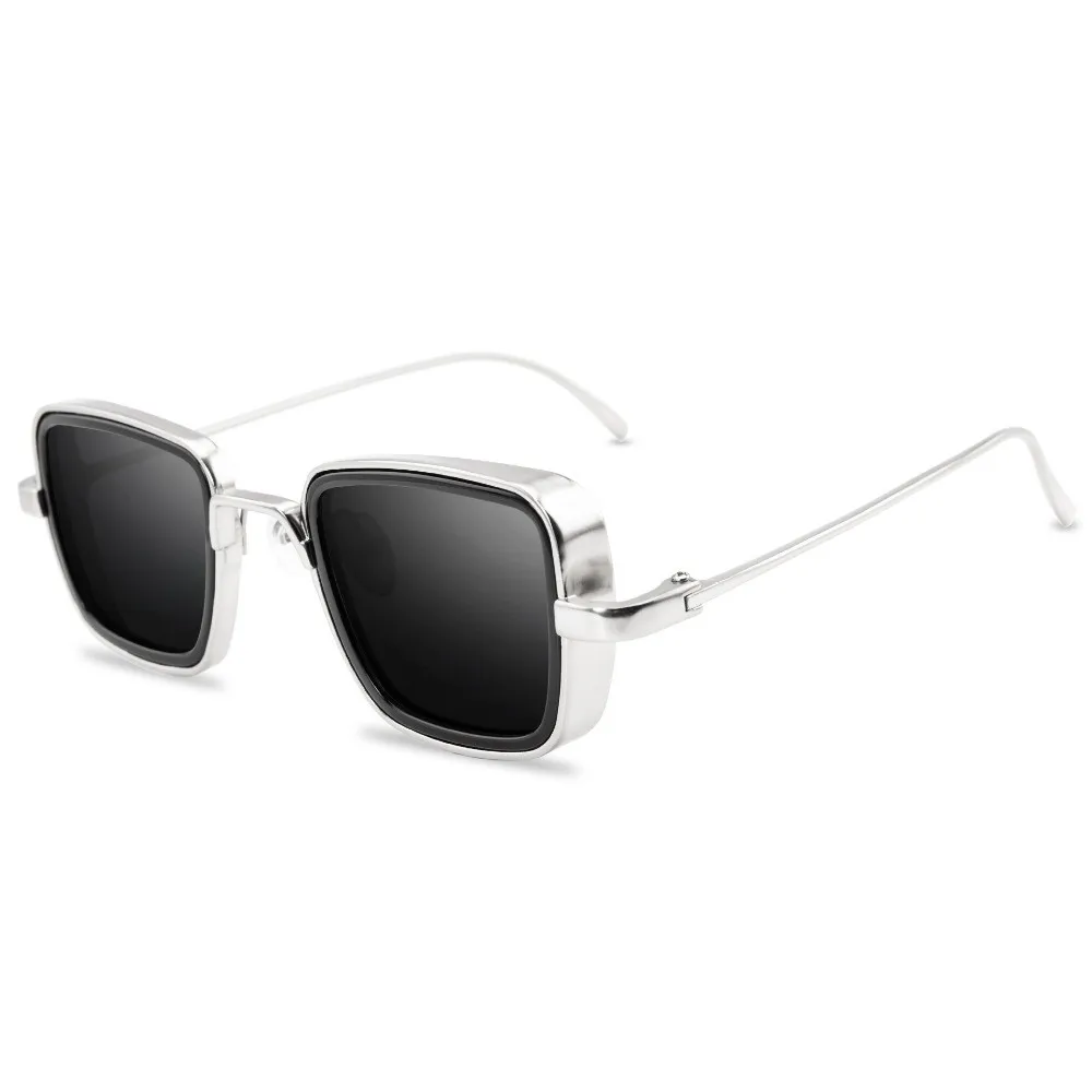 

Lightweight Retro Square Sunnies Gradient Sunshade Eyewear Unisex Polarized Sunglasses Waterproof Indian Style Anti-UV Glasses