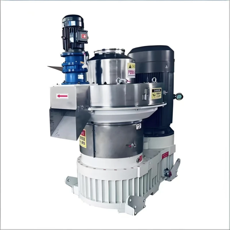 Die Wood Pellet Press Machine Biomass Wood Straw Dust Biomass Pellet Mill Line Price  Machine 100kg/h-4000kg/h Flat