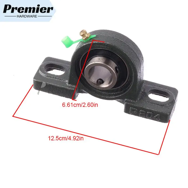 UCP204  Mounted Block Cast Housing Self-aligning Pillow Bearing For ATV Buggy Go Kart Electric Quad Bike Rear Axle