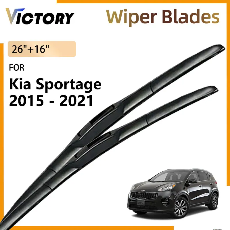 For Kia Sportage 4 MK4 QL 2015 - 2021 2020 2019 2018 2017 2016 Accessories Car Front Wiper Blades Windshield Windscreen Brushes