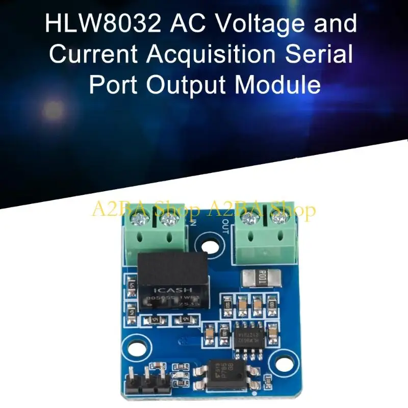 A2BA 4800bps HLW8032 Communication for Data Acquisition Isolation Industrial Environment Energy Metering Module UART