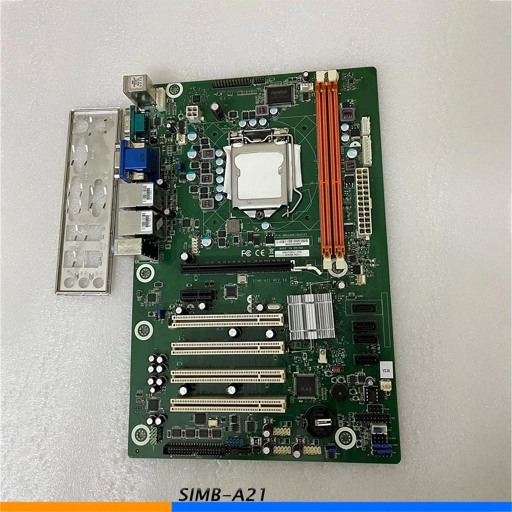 

SIMB-A21 REV .10 SIMB-A21-8VG00A1E Industrial Control Motherboard H61 Support I3/I5/I7 For Advantech