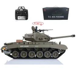 Boys Gifts Heng Long 1/16 7.0 Plastic M26 Pershing RC Tank 3838 W/ 360° Turret Ready to Run Model TH17302-SMT2