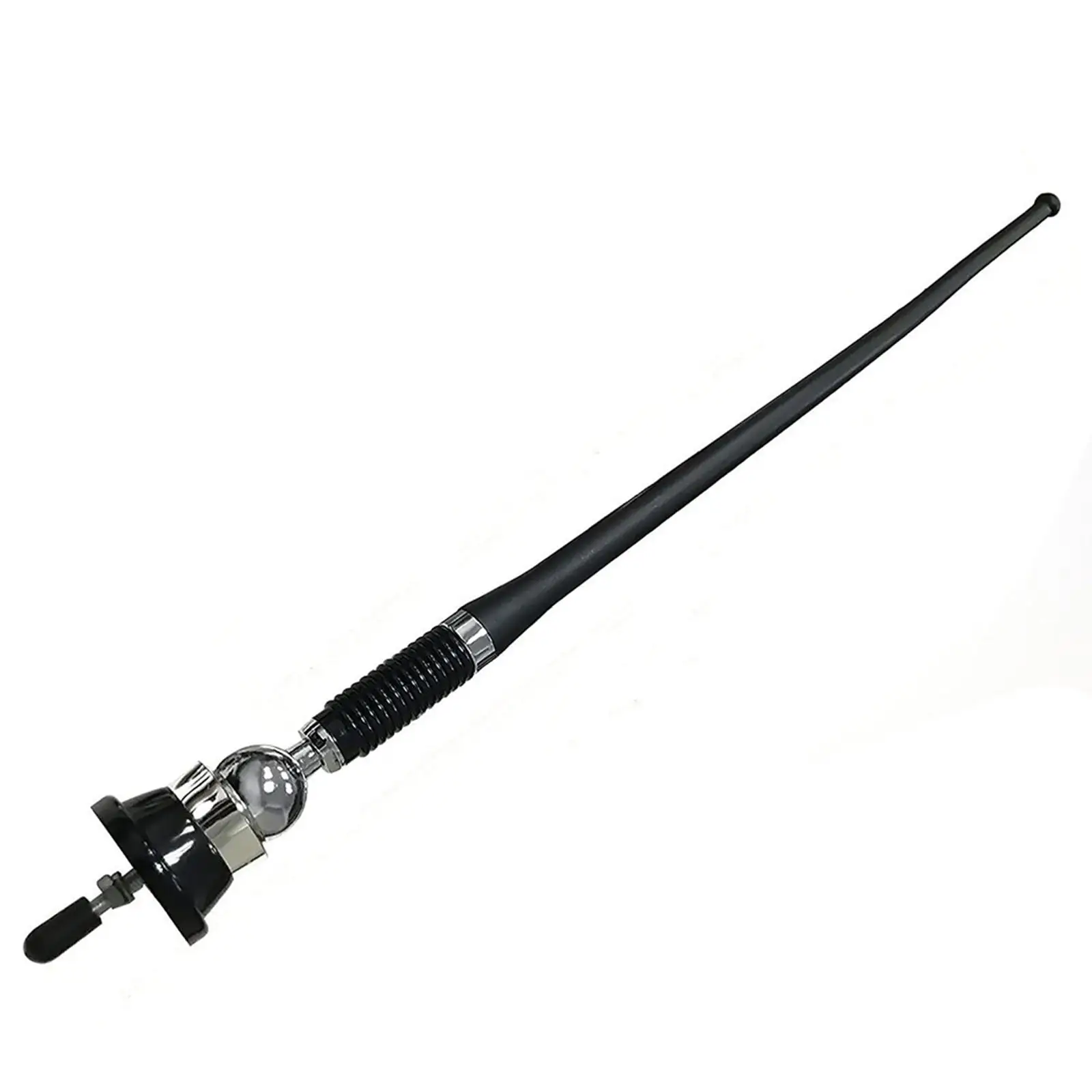 Universal Car Radio Antenna, Flexible Mast, AM FM Roof Mount Accessory,