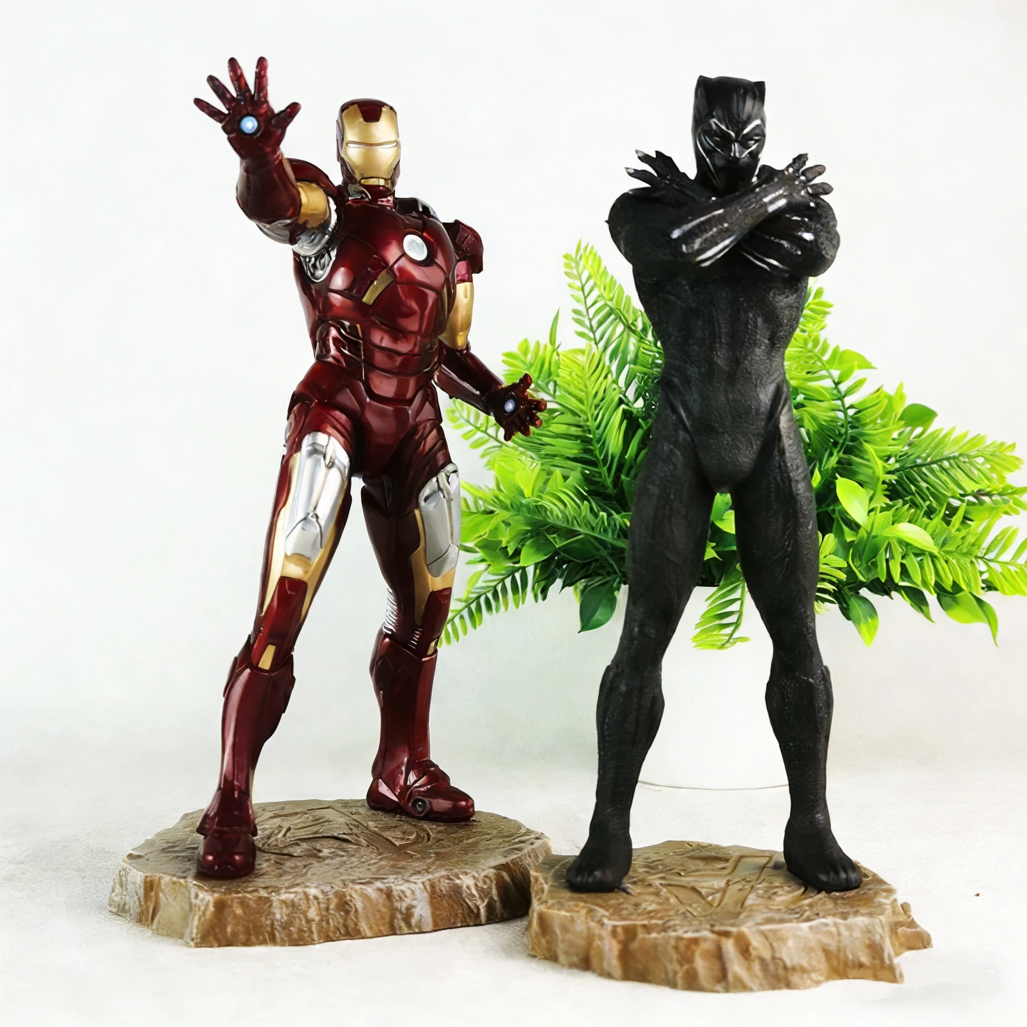

Фигурка Marvel Studio Black Panther Iron Man The Avengers Guardian Hero, подвижная, в боевой позе, 9,05 дюймов/23 см, модель.