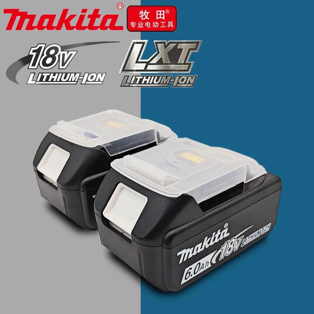 Original Makita 18V Battery 18V 6.0Ah Rechargeable Power Tool 18V Battery with LED Li-ion Replacement 6000mAh