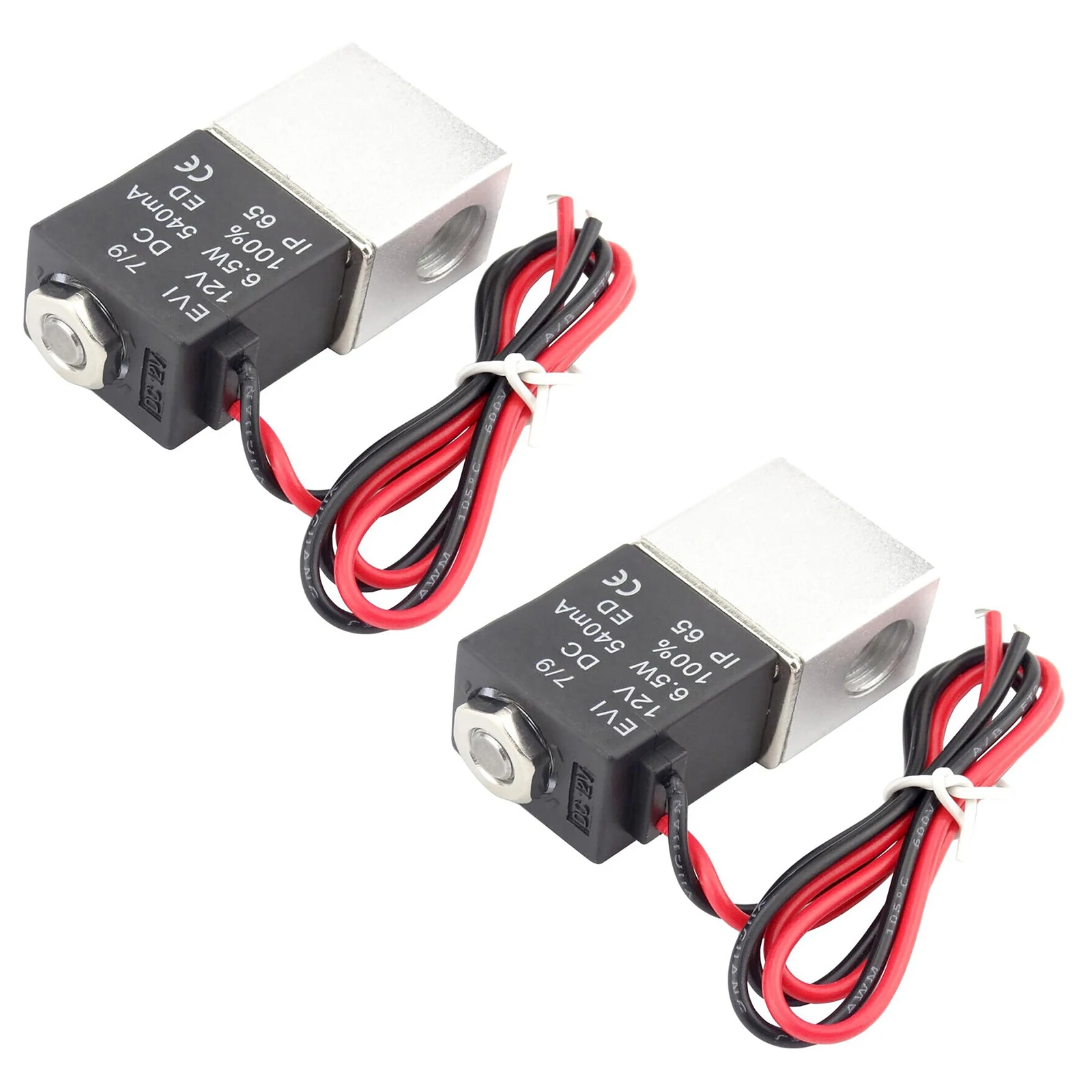 2Pcs 12V DC 1/4