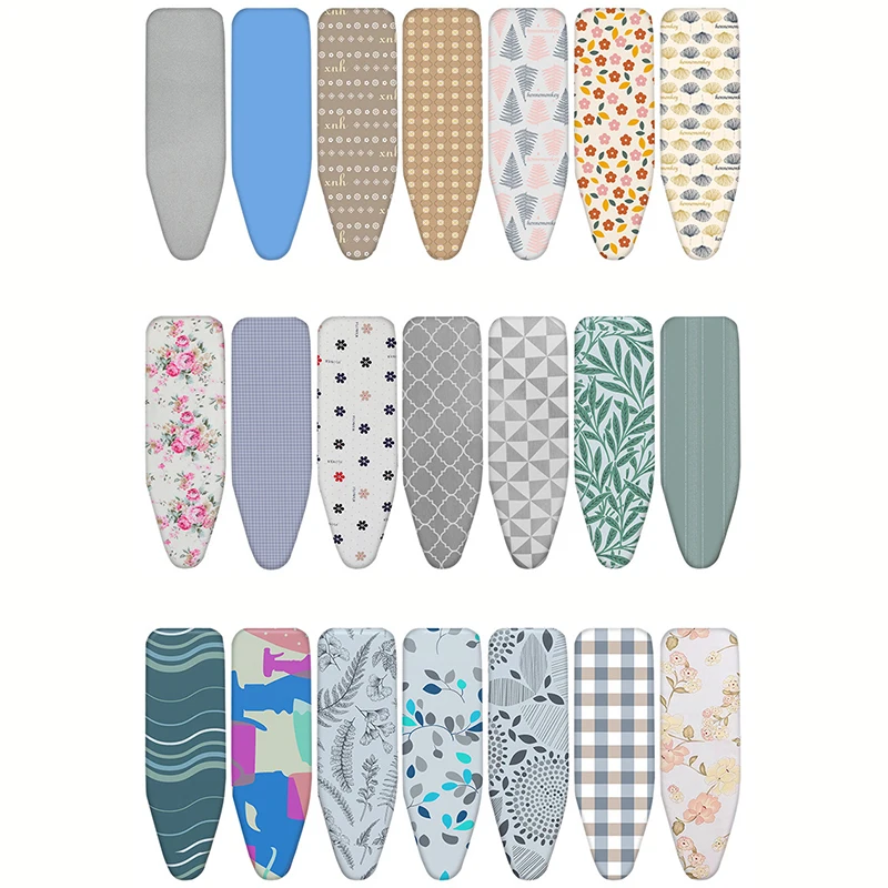 1 Set Deluxe Ironing Board Cover And Pad Includes 2 Cotton Pads (Ironing Board Not Included)