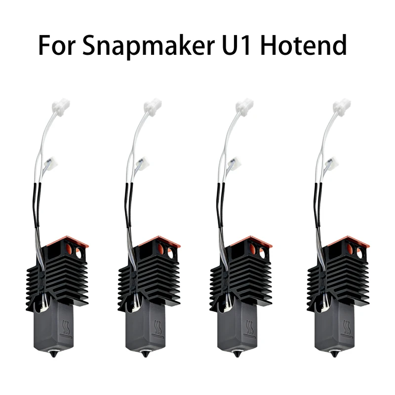 Neue Hochwertige Vorinstallierte Thermistor- und Keramik-Heizplatte für Snapmaker U1, Schnellheizendes Hotend für U1 3D-Druckerteile